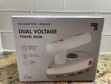 Sharper Image Dual Voltage Travel Iron New