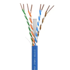 Syston Cat 6A+ Bulk Ethernet Cable 700 MHz 23 AWG CMR Copper Wire 300 to 1000 ft