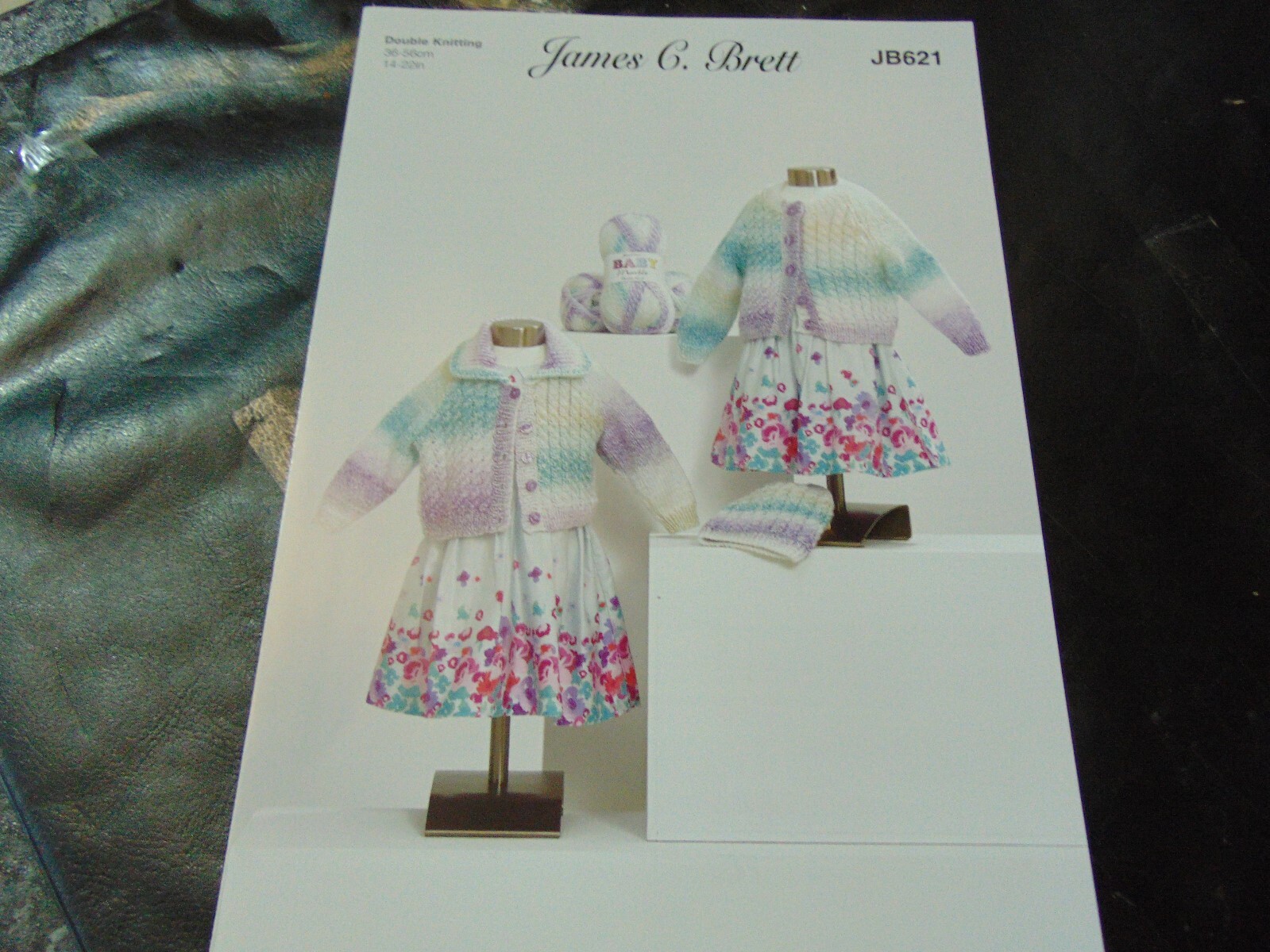 James C Brett Double Knitting Pattern JB 621 Cardigans and Hat