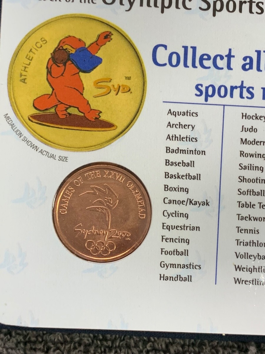 (希少)SYDNEY2000OLYMPIC.COIN(未使用) 🌟 2000 Sydney Australia Olympics $100 .9999 Gold Proof Coin