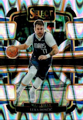 2023-24 Panini Select - Concourse #51 Luka Dončić Tectonic Silver