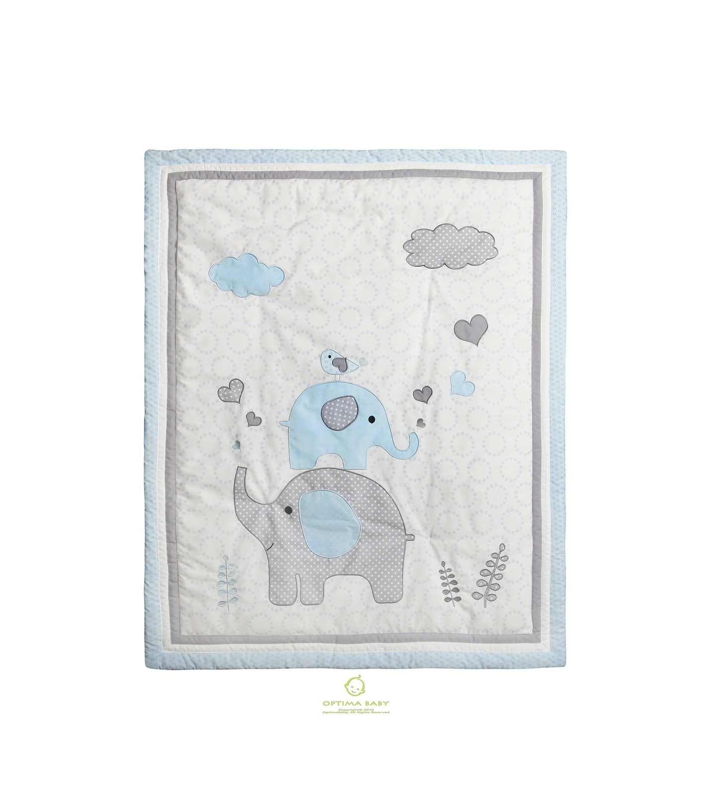 geenny optimababy blue grey elephant