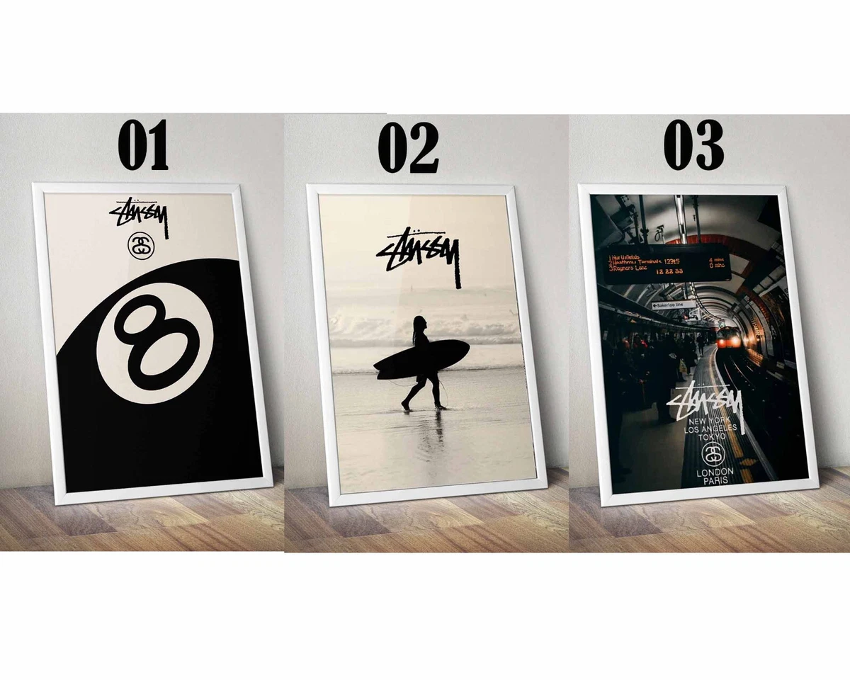 Stussy 8 Ball Print Poster | eBay