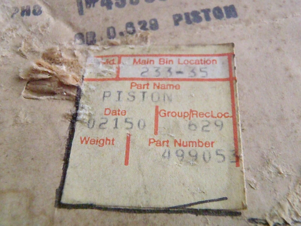 Pontiac Firebird Grand Prix Buick Riviera 1975-1979 pistón y pin 499053 nuevo de stock Foto 4 de 4