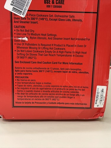 Tools of the Trade Nonstick 13-Pc. Cookware Set Stainless Steel - Picture 6 of 6