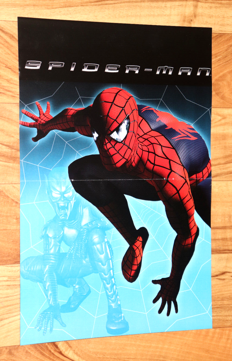 Pikmin / Spider-Man PlayStation 2 Nintendo Very Rare Poster
