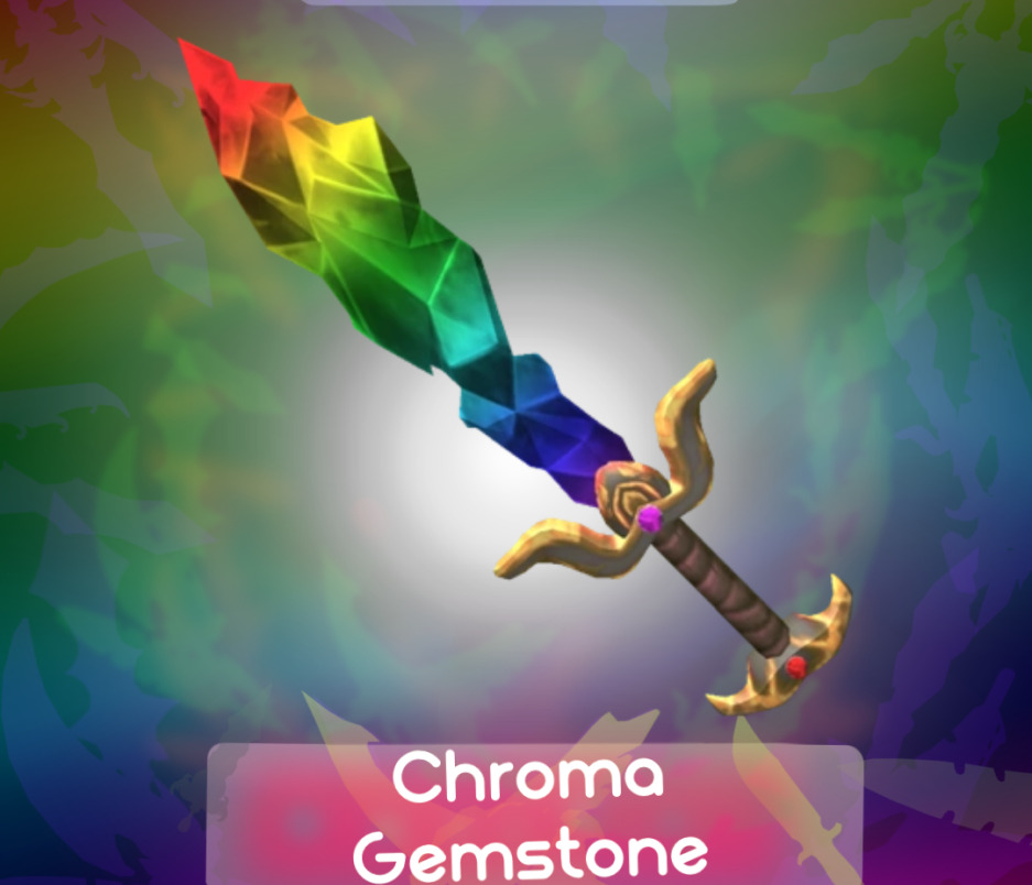 Roblox Murder Mystery 2 MM2 Chroma Gemstone Godly Knife Fast