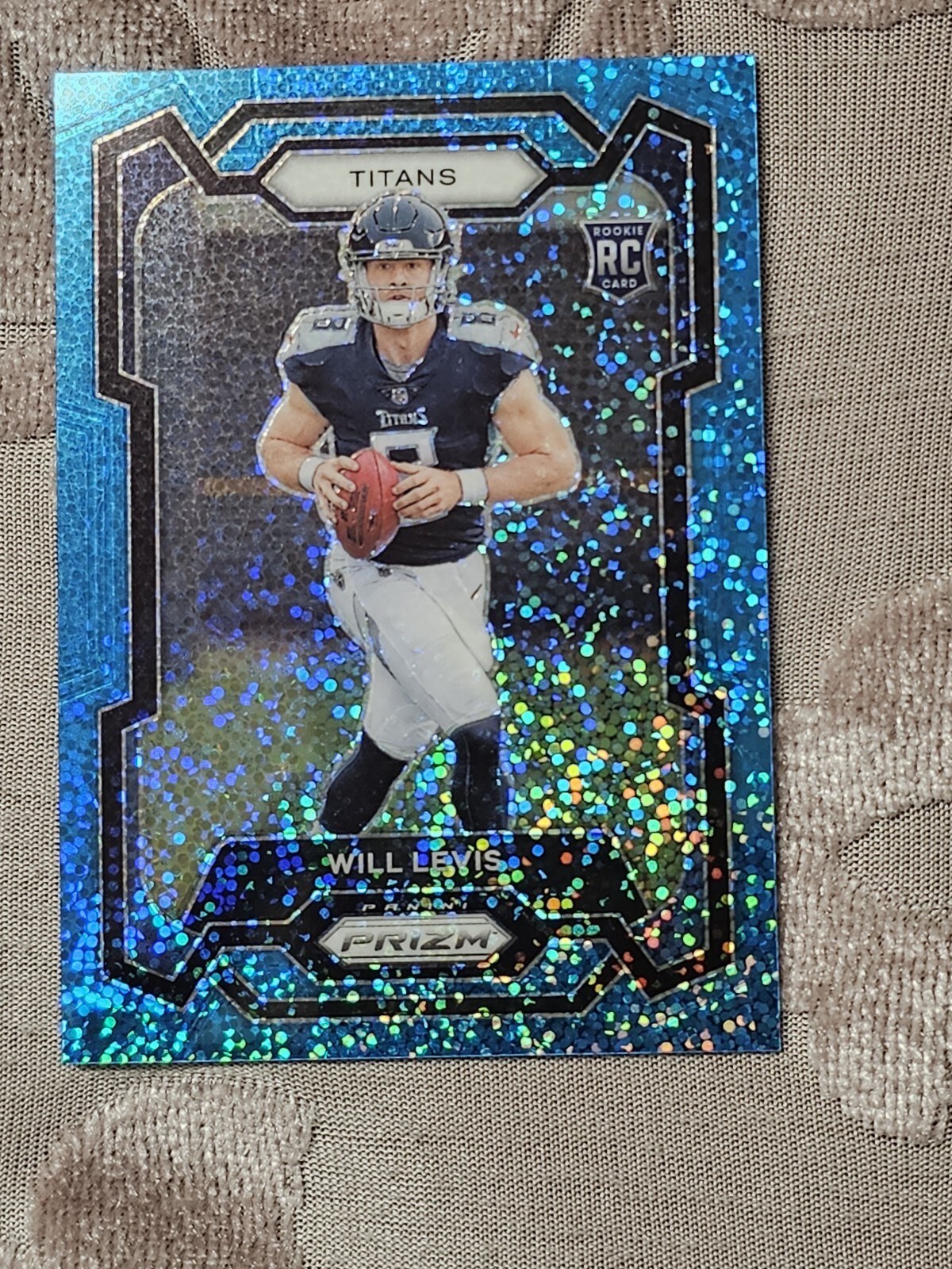 WILL LEVIS 2023 Panini Prizm Rookie RC #397 BLUE SPARKLE PRIZM /96