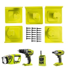 5Pcs Tool Holder Mount Wall Mount Bracket With Screw Kit For Ryobi One+ 18V new