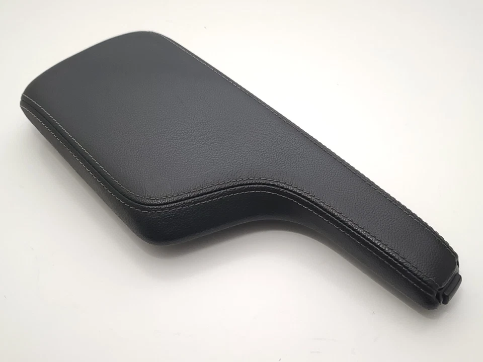 Nissan Kicks 2018-2023 consola central caja de almacenamiento tapa reposabrazos negro OEM Foto 2 de 4