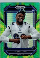 David Ojabo #/175 2022 Panini Prizm #388 Baltimore Ravens Rookie Card