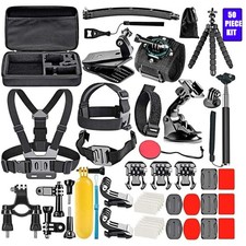 50 PACK Dive Case For Gopro Hero 13 12 11 10 9 Chest mount Accessory kit Bundle