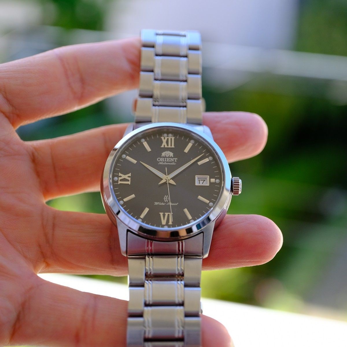 ORIENT Automatic Watch Silver Black - image 8