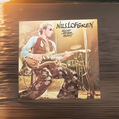 NILS LOFGREN - NIGHT AFTER NIGHT    VG+/EX  DOUBLE VINYL LP  / P181