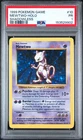1999 POKEMON BASE SET SHADOWLESS #10 MEWTWO-HOLO PSA 1