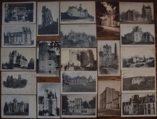 Châteaux de la Vienne (86) - Lot de 60 cartes postales anciennes - 100% CPA