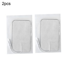 4Pcs 7X12cm Non-Woven Electrode Pads Sheet Reusable 2mm Pin For Tens Machine