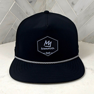 Sombrero Melin Coronado Hydro Snapback Negro/Gris Talla Única Ajustable Transpirable