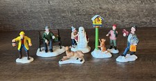 Lemax Christmas Village Figures Fawn Snowman ...