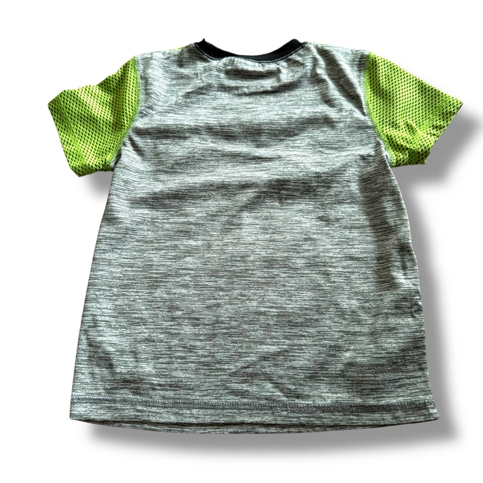 Despicable Me Boys Shirt Size S 6-7 Gray Lime Rule Breaker Minions Short Sleeve - Image 4 of 4