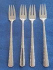 4 Sterling Silver Cocktail Seafood Forks Candlelight by Towle 71 grams