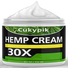 Hemp Oil Arnica MSM Turmeric Menthol Aloe Joint Pain Muscle Soreness Cream 8.5oz