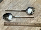 International Sterling silver Vision Salad Serving spoon and fork 9"