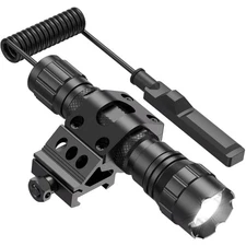 Advanced Tactical Flashlight 1200 Lumen with Waterproof Rating & Accessories