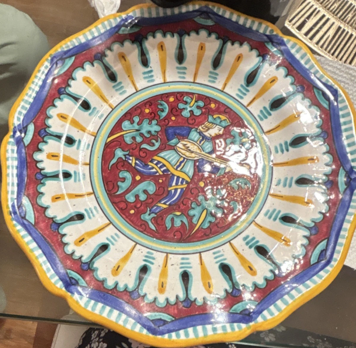 イタリアgrazia deruta の大皿2枚 Grazia Deruta In Italian Art Pottery for sale | eBay