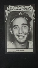 1973 TCMA Baseball post card  Sandy Koufax   (G to VG)