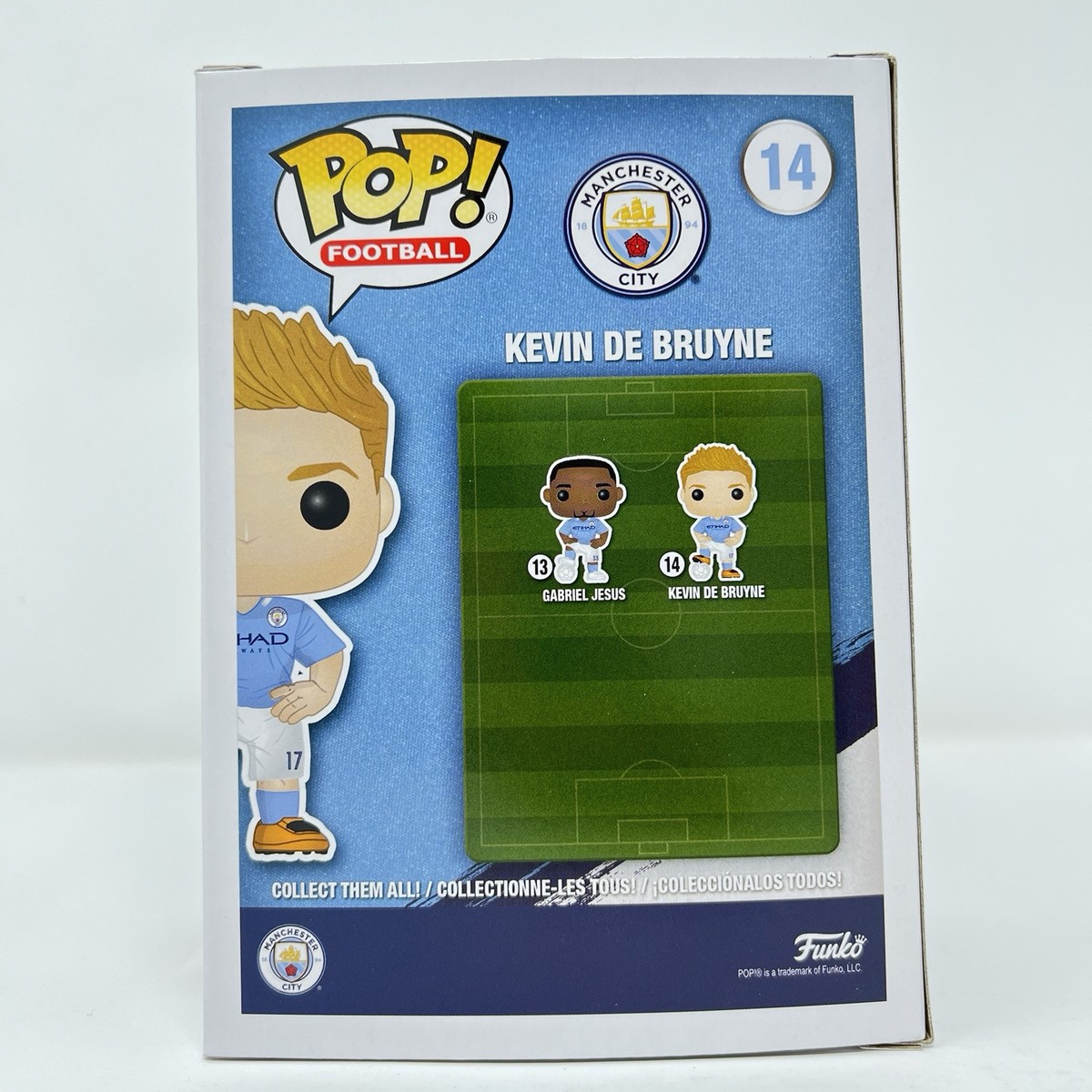 Figurine Funko POP Gabriel Jesus - Manchester City EPL - 9 Cm - Vinyl - 29212
