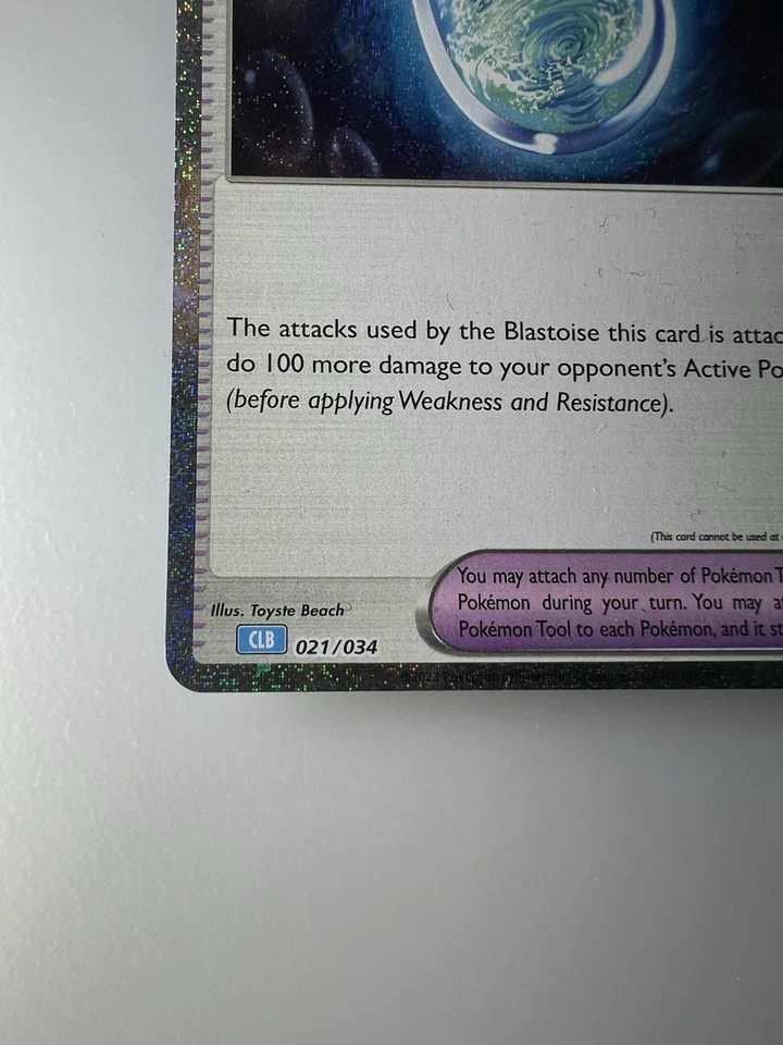 Drops in the Ocean CLB 021/034 Holo Classic Collection Trading Card Pokemon TCG - Image 4 of 4