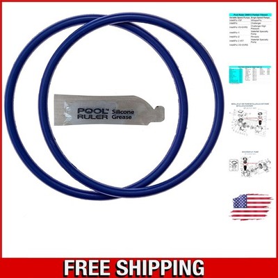 Pentair Pump Lid O-Ring 2 Pack + Lubricant - Fits IntelliFlo, WhisperFlo & More