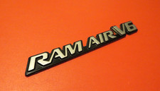 Uer 99-2000-01-02-03-04-05 Pontiac Grand Am Ram Air V6 Emblem-silver Wadhesive