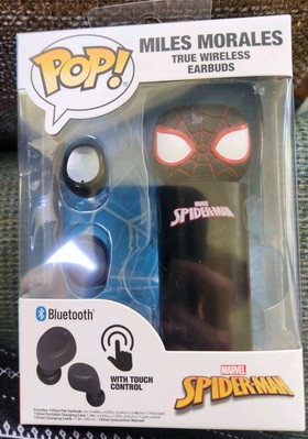 Funko Pop Miles Morales True Wireless Earbuds Spider-Man Bluetooth