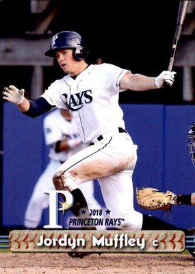 2018 Princeton Rays Grandstand #19 Jordyn Muffley Portage Michigan Baseball Card