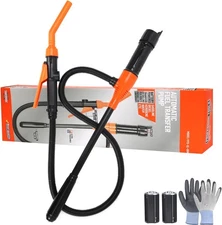 Portable Transfer Pump, 2.4GPM Electric Pump for Gas, Fuel, Diesel, Kerosene, Wa