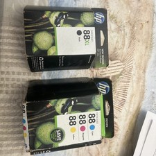 Genuine HP 88XL Black Color 4PK Ink Cartridges Officejet Pro K5400 K550 Exp 2012