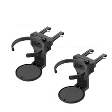 2PCS Universal Adjustable Car Vehicle Truck Folding Cup Holder Drink Holders