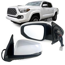 Left Driver side Mirror Fits 2016-2022 Toyota Tacoma With Power Glass, Heated, T