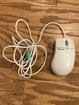Microsoft Intellimouse 1.1A PS/2 2-Button Mouse with Scroll Wheel