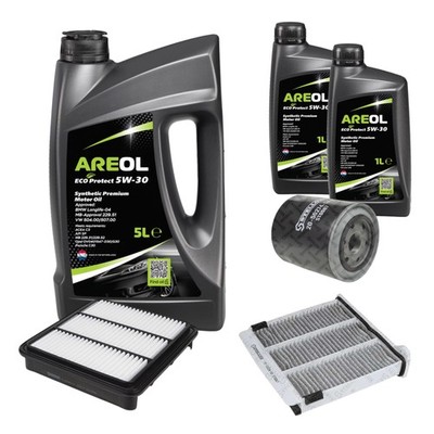 STELLOX Inspektionspaket AREOL ECO Protect 5W-30 7L für Mitsubishi L 200/Triton