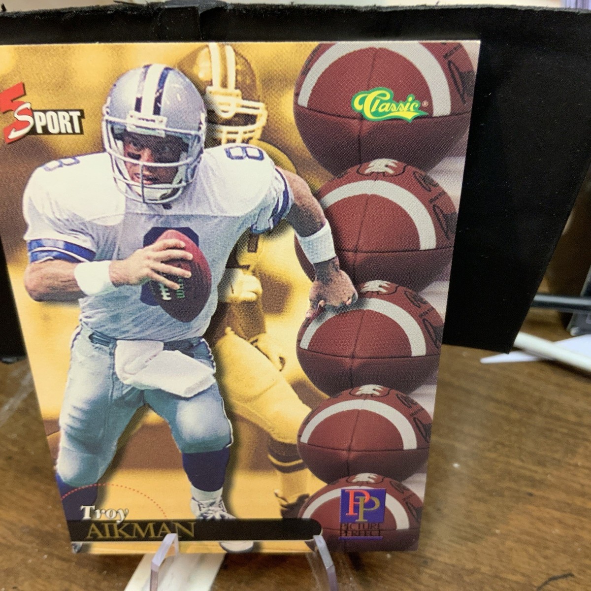 1995 Classic 5 Sport Troy Aikman #195 Picture Perfect Dallas