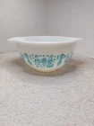 Vintage Pyrex Turquoise Amish Butterprint 1.5 Pint Nesting Mixing Bowl Ovenware
