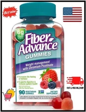 Fiber Advance Weight Management Gummies | 100% Plant Based Fiber for Digestiv...