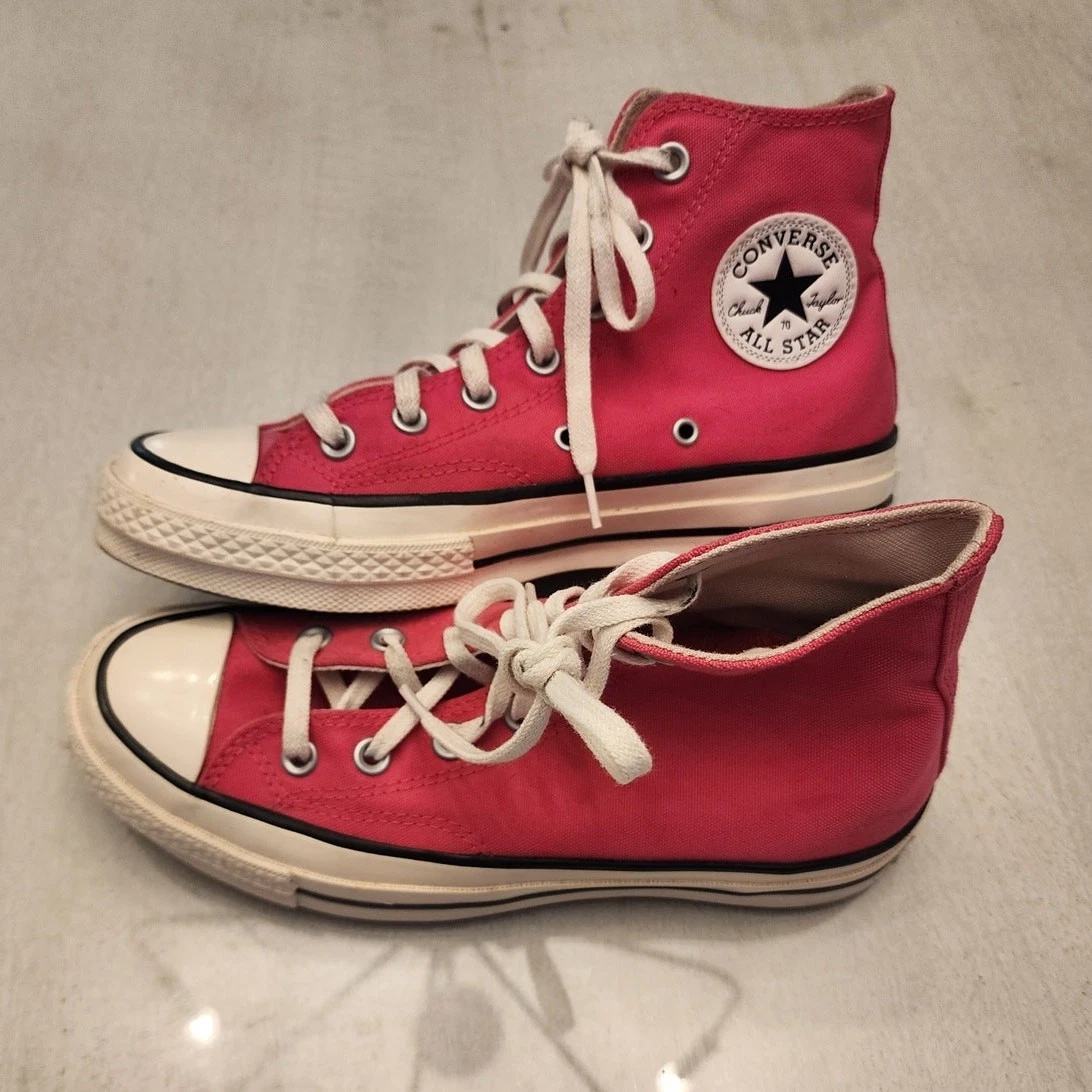 Sneakers alte Converse donna Chuck Taylor rosa caldo taglia 7 5