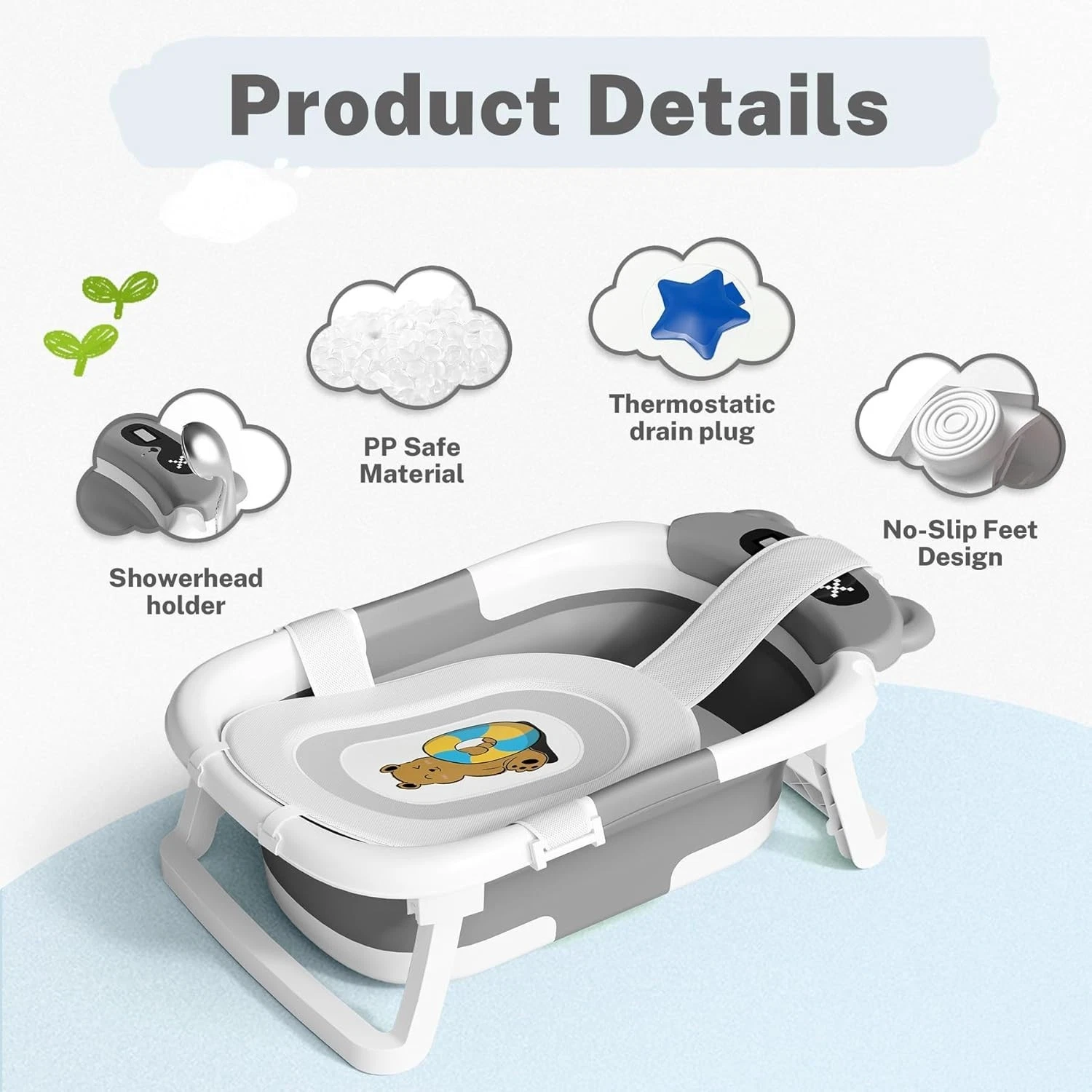 AVIDOR Baby Bathtub,Collapsible Bathtub for Newborn to Toddler,Durable Essential
Opens in a new wind