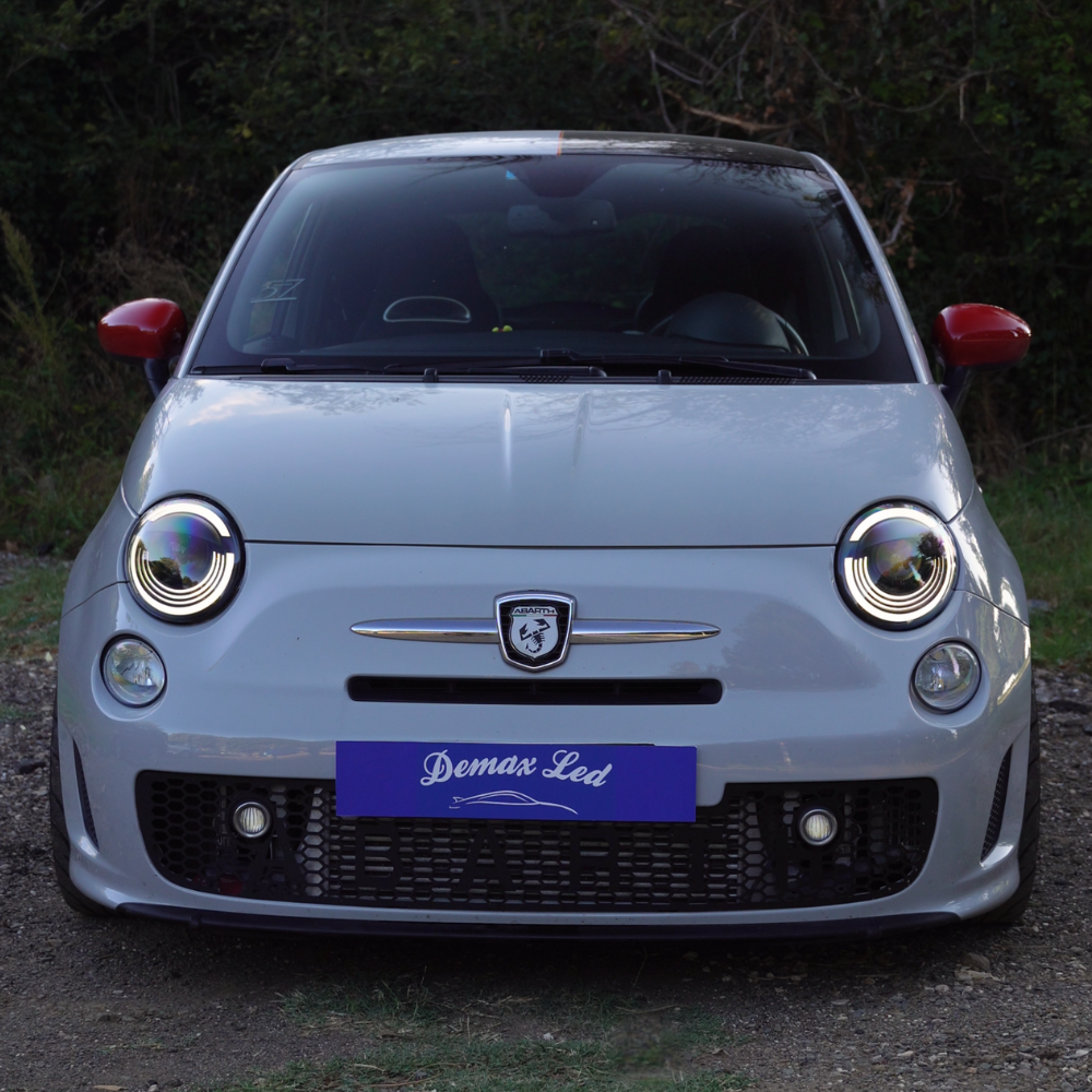 Full LED Headlights Fiat 500 Abarth 2012-2019 USA Version L+R | eBay
