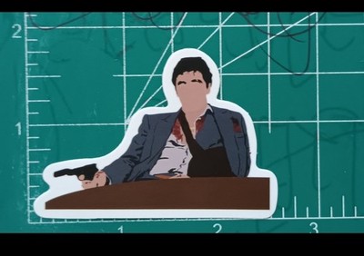 SCARFACE THE MOVIE X DIE-CUT STICKER X MATTE DIE-CUT STICKER X SCARFACE X X X X