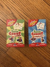 Lot Of 2 BLUE ORANGE SUPER GENIUS Addition MULTIPLICATION 1 Complete